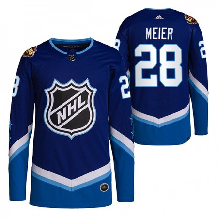 Dresovi San Jose Sharks Timo Meier 28 2022 NHL All-Star Plava Authentic - Muške